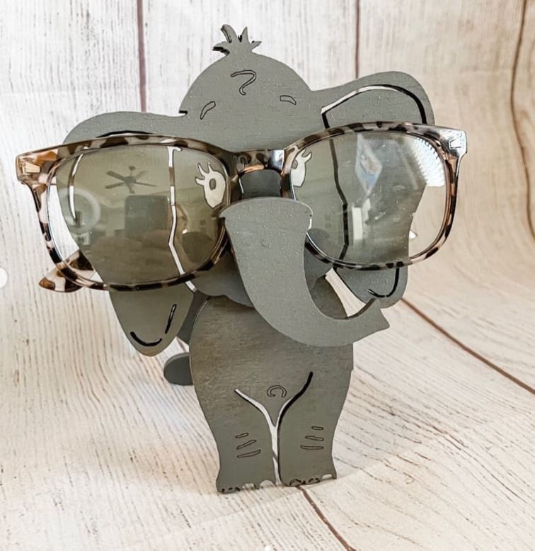 Elephant Eye Glasses Sunglasses Holder Stand