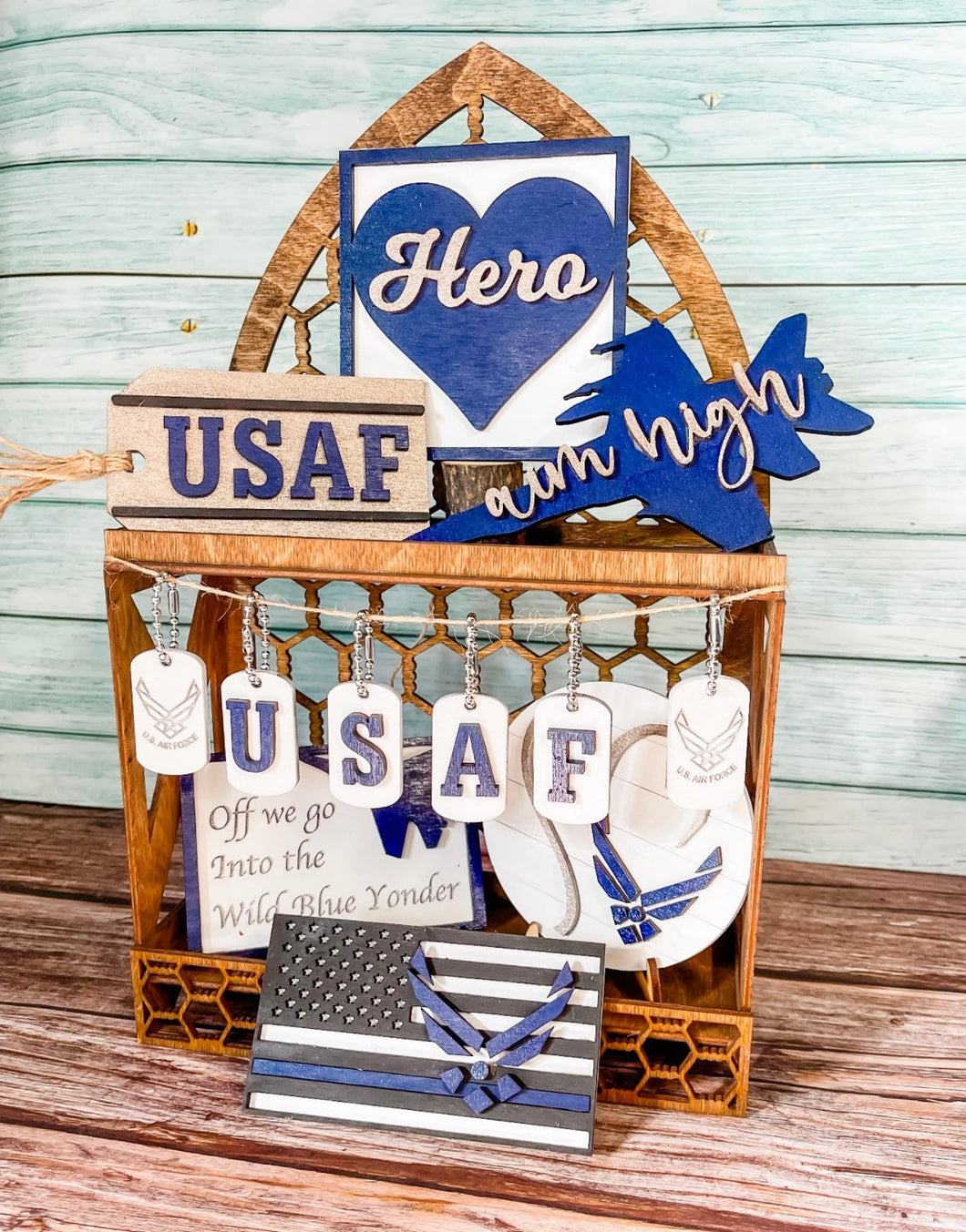 Tier Tray US Air Force Decor
