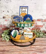 Tier Tray Mountain Home Decor