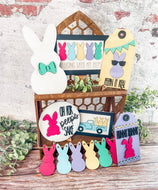 Tier Tray Easter Peeps Decor