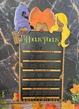 Load image into Gallery viewer, Hocus Pocus Sanderson Sisters Halloween Countdown
