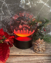 Load image into Gallery viewer, Santa Stop Here Personalized Christmas Night Light
