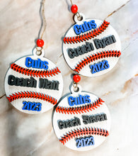 Load image into Gallery viewer, Baseball Ornament Coach Gift
