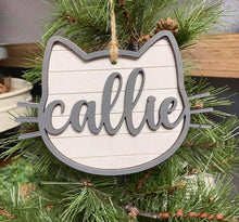 Load image into Gallery viewer, Personalized Dog or Cat Pet Ornaments
