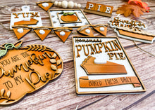 Load image into Gallery viewer, Tiered Tray Pumpkin Pie Decor
