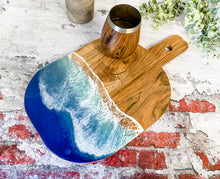 Load image into Gallery viewer, Ocean Resin Art Serving Tray
