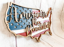 Load image into Gallery viewer, America the Beautiful USA Sign

