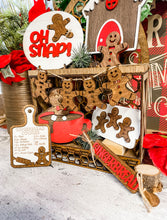 Load image into Gallery viewer, Tiered Tray Gingerbread Decor
